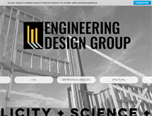 Tablet Screenshot of designgroupca.com